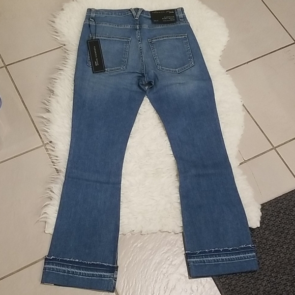 💕VERONICA BEARD💕 Carolyn High-Rise Baby Boot Jeans ~ Pacific Blue 26 NWT - Picture 8 of 14